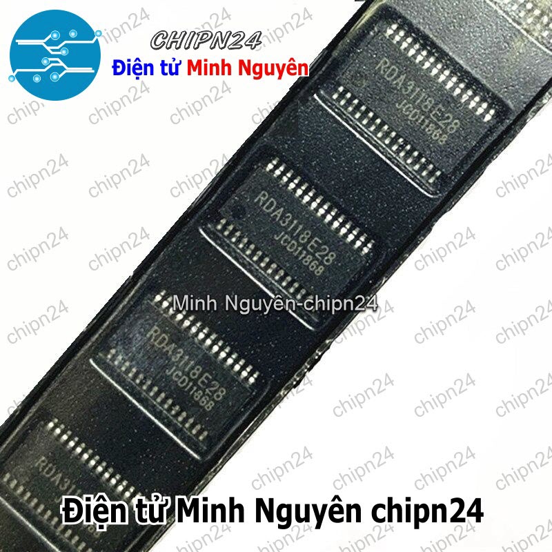 [1 con] (ST) IC Dán RDA3118 TSSOP-28 Hàng Tốt (SMD) (RDA3118E28 3118) - HH002735