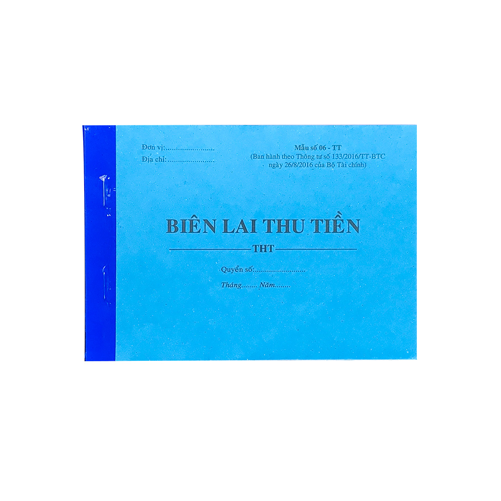 BIÊN LAI THU TIỀN 2 LIÊN 30 BỘ