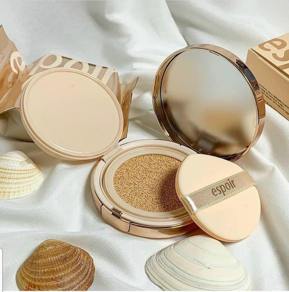 [Có sẵn] Set phấn nước espoir tailor be glow cushion SPF42 PA++