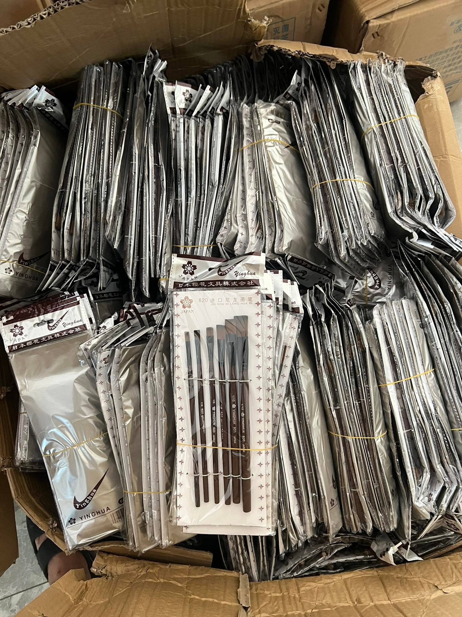 Bộ cọ lông mềm YINGHUA 820 ( 6 cây đầu dẹp)
