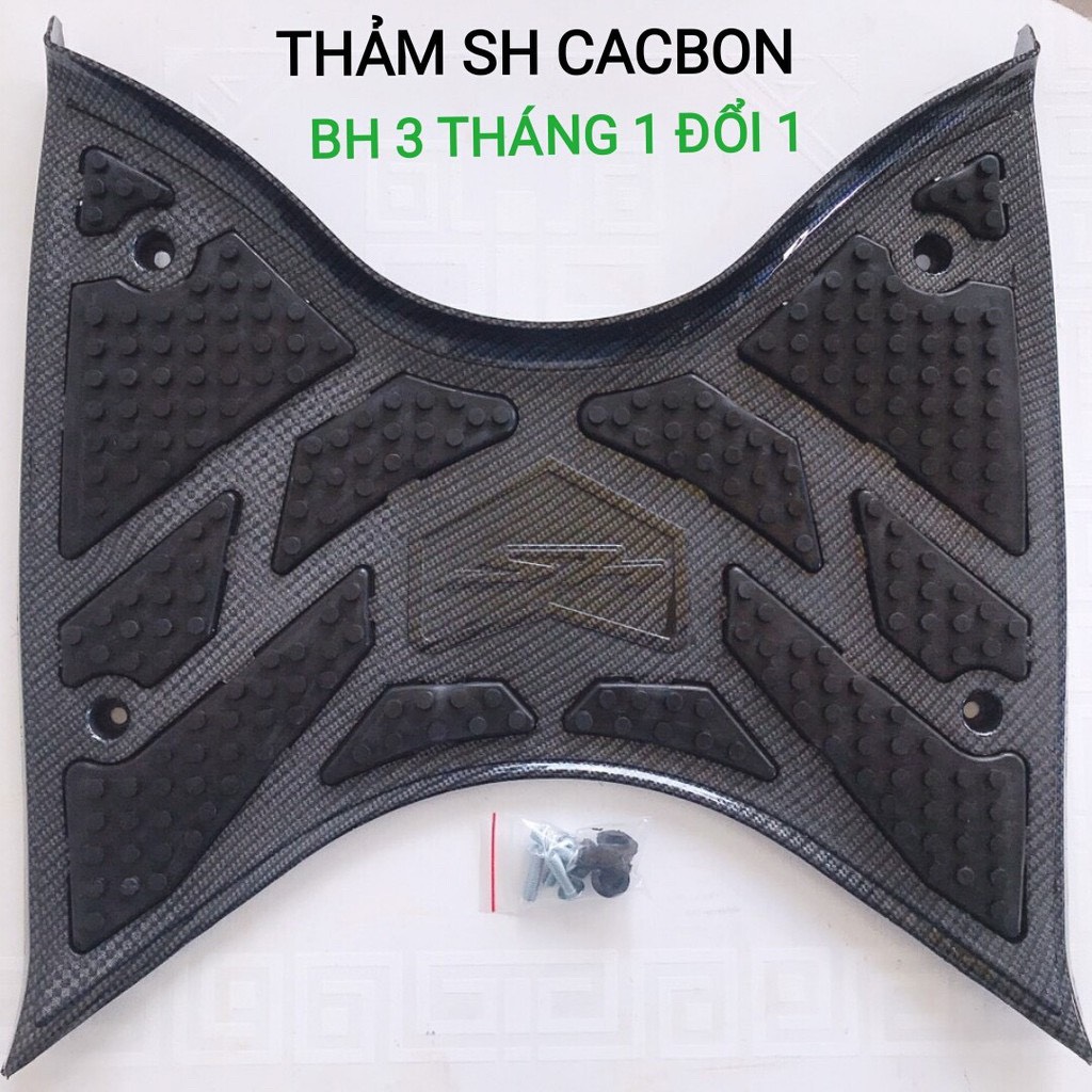 THẢM ĐỂ CHÂN CARBON XE SH 2017-2019  VIỆT NAM ( HÀNG ARTISTAR)