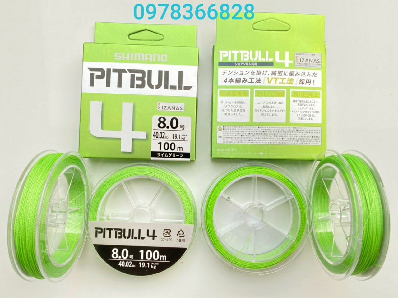 DÂY DÙ PE X4 SHIMANO PITBULL SIÊU BỀN