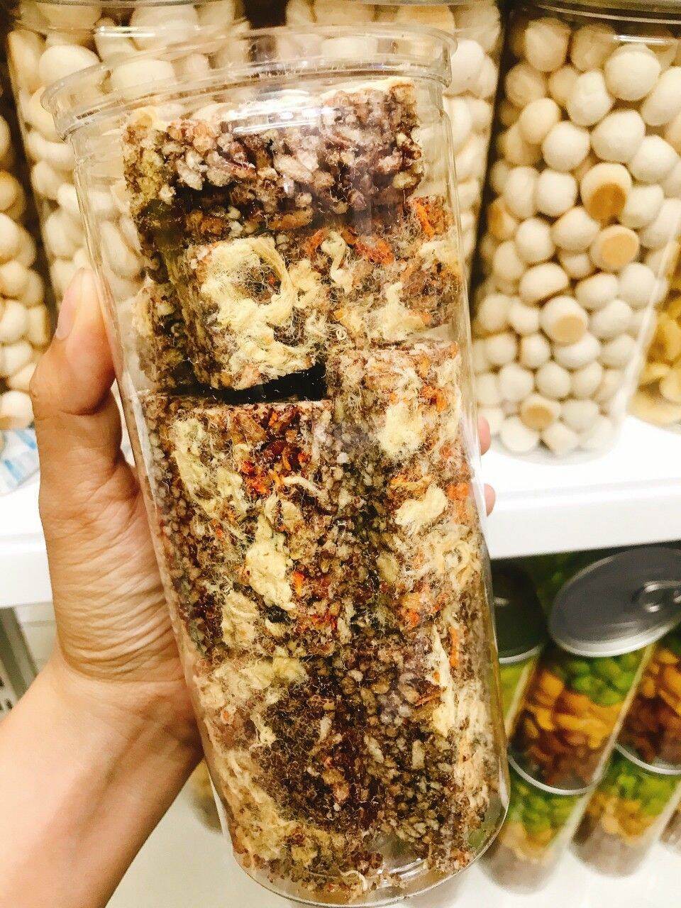 Thanh Gạo Lức Tép Chà Bông.