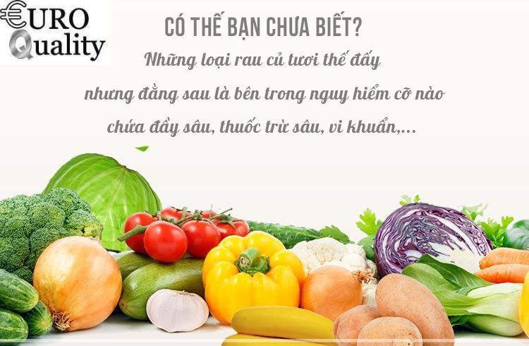 Euro Quality- Máy rửa rau củ diệt khuẩn gia dụng
