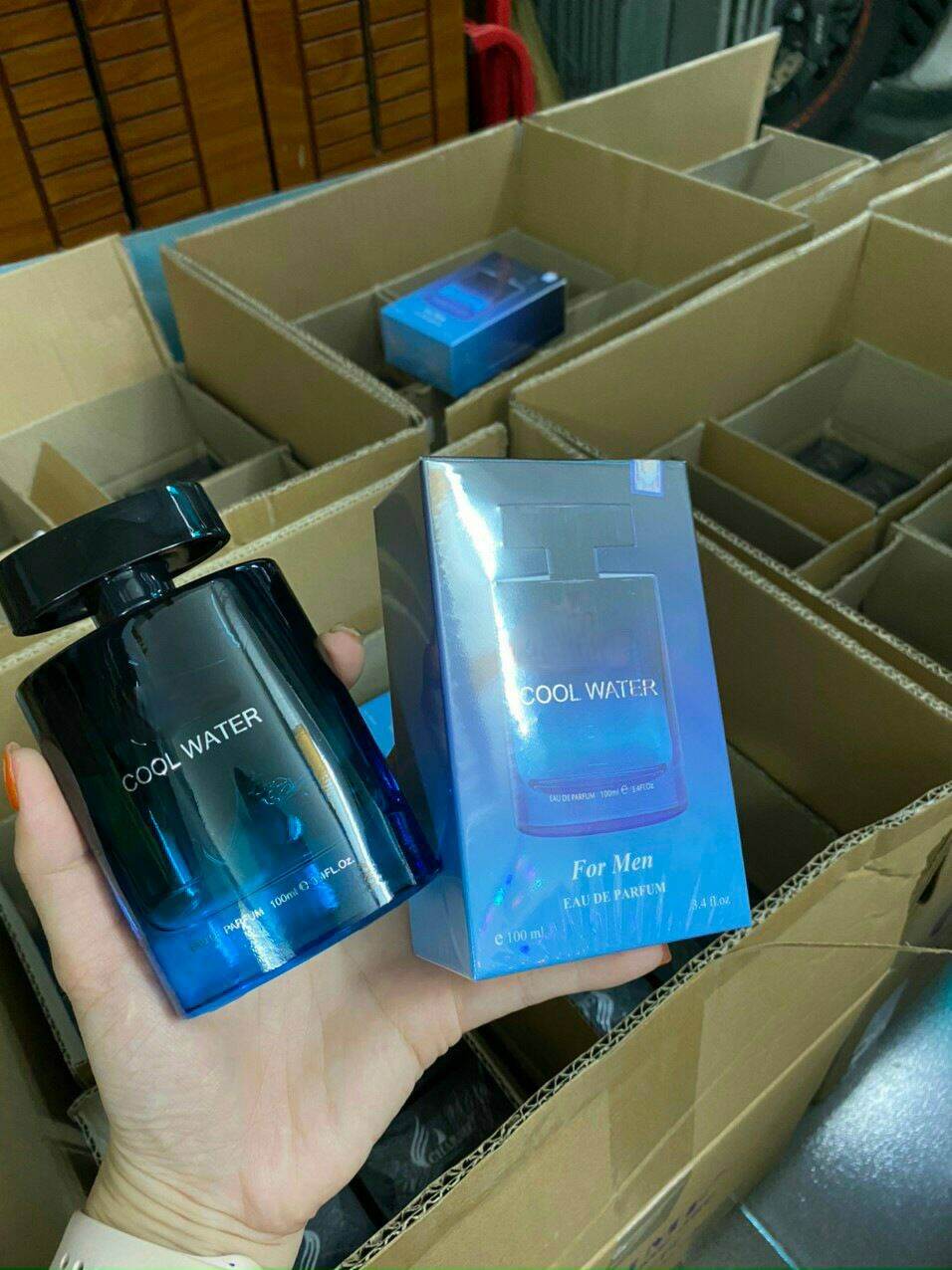 Nước Hoa Cool Water 100ml cũ - cool 100ml mới ( có chiết 10ml mới )