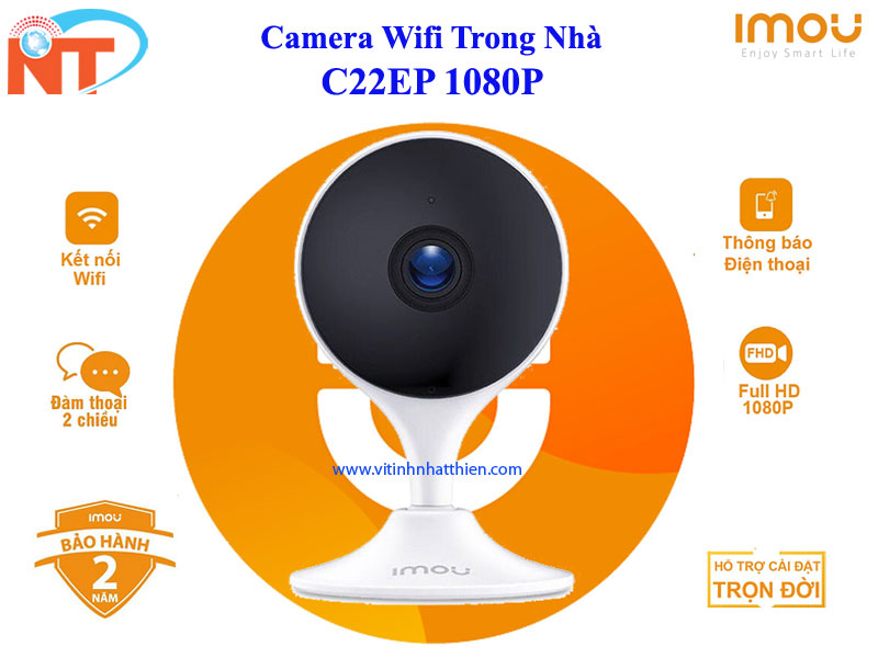 Camera wifi Imou C22EP Full HD 1080P - Tùy chọn thẻ nhớ 32GB/64GB