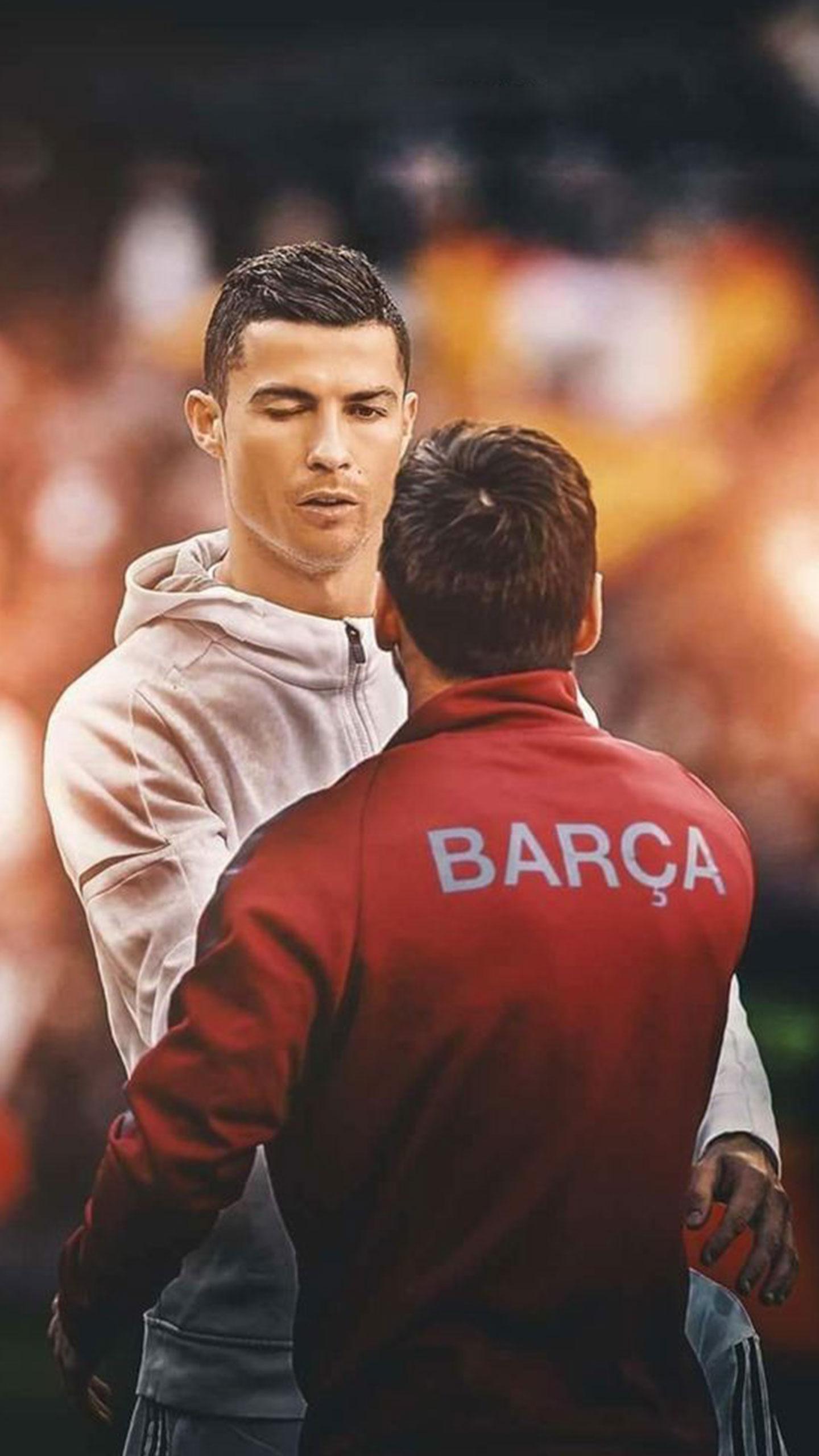 combo 8 decal dán tường khổ A4 Messi và CR7