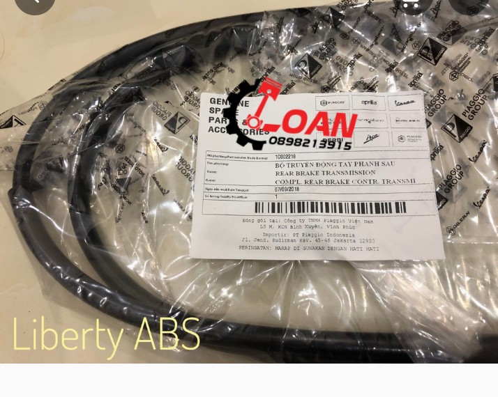 Dây thắng sau Vespa/Liberty ABS