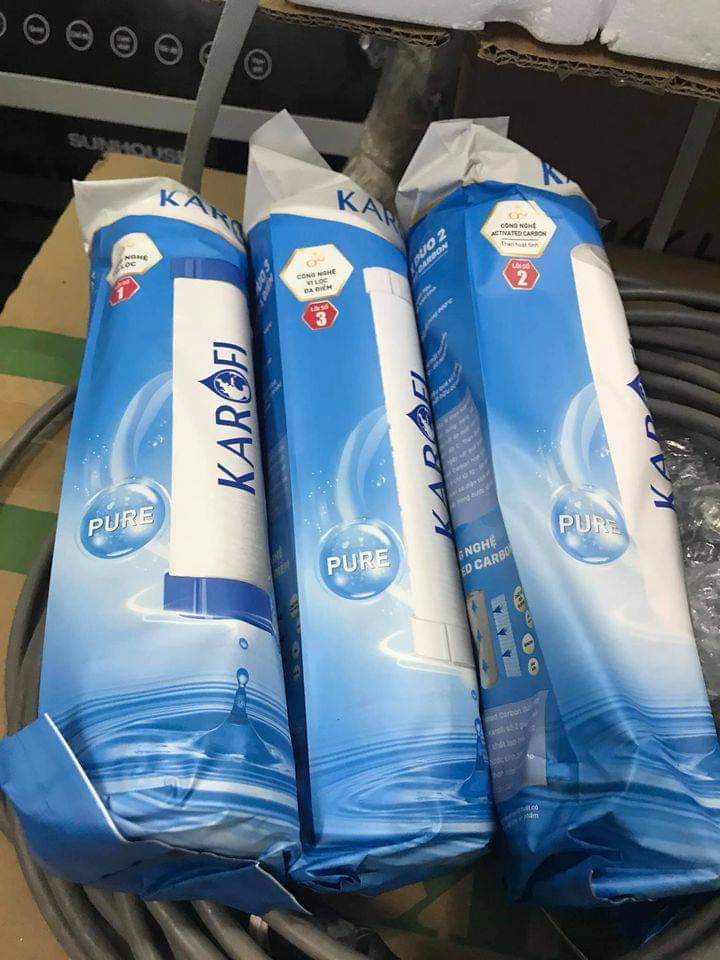 Bộ lõi lọc KAROFI số 1,2,3