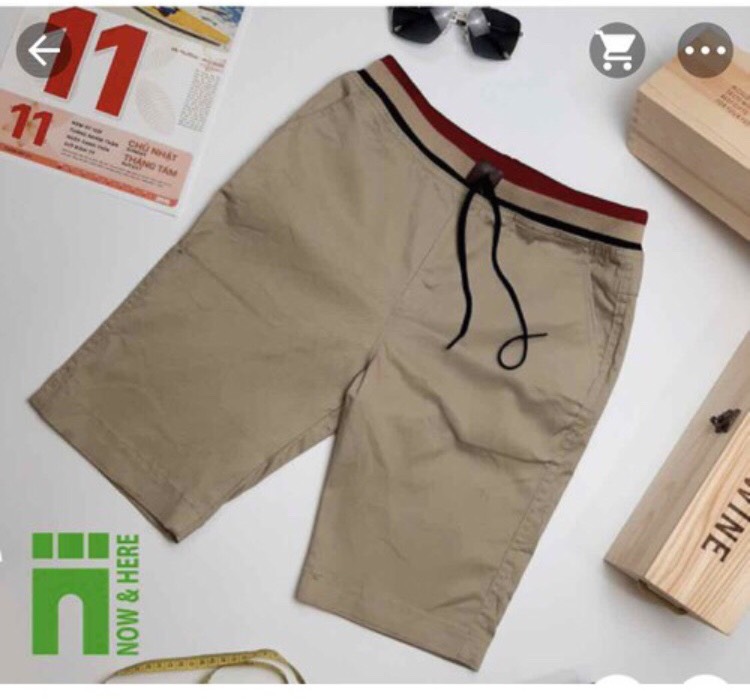 [HCM]Quần short kaki lưng thun cao cấp TH