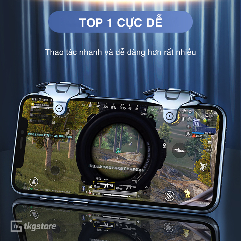 Nút bấm chơi game CK3 | Nút bắn cơ cao cấp chơi PUBG, Free Fire, CF, CODM