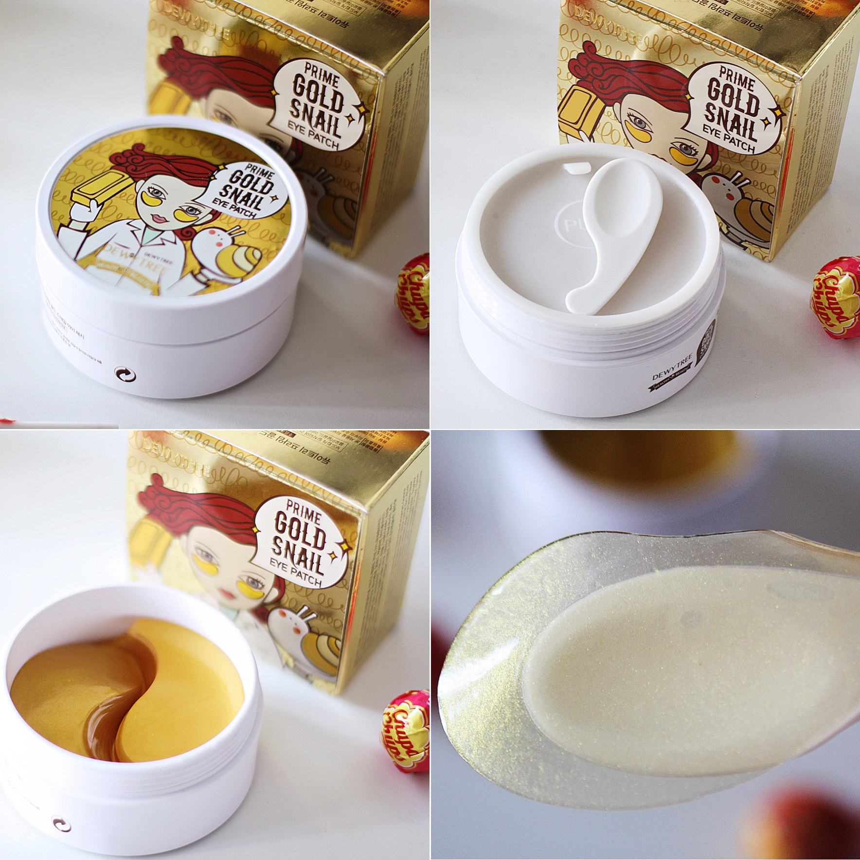 Mặt nạ mắt Dewytree Prime Gold Snail 90g (60 miếng)