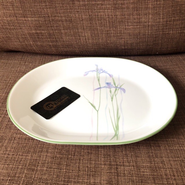 Corelle USA - Shadow Iris - 01 Dĩa Oval 32cm MS 611