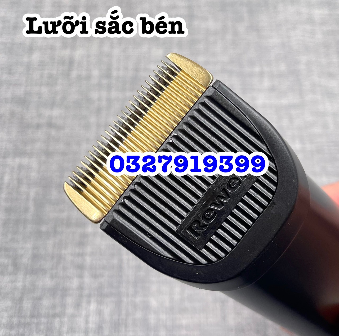 Rewell Professional Hair Trimmer with 2 Batteries Rewell 900 - 8W Power, 4-6 Hours of Use Time, Sharp Blade, Durable Battery, Classy Design