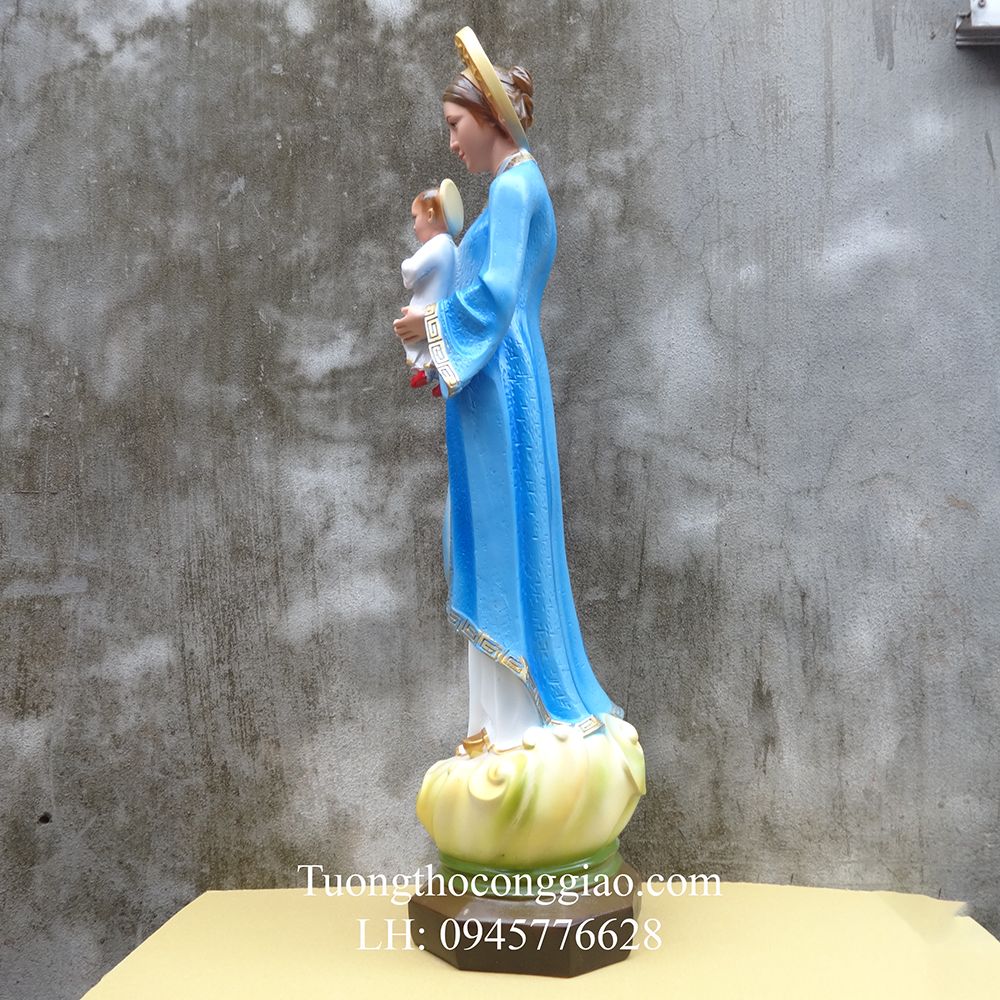 Tượng Đức Mẹ La Vang Việt Nam 80cm composite