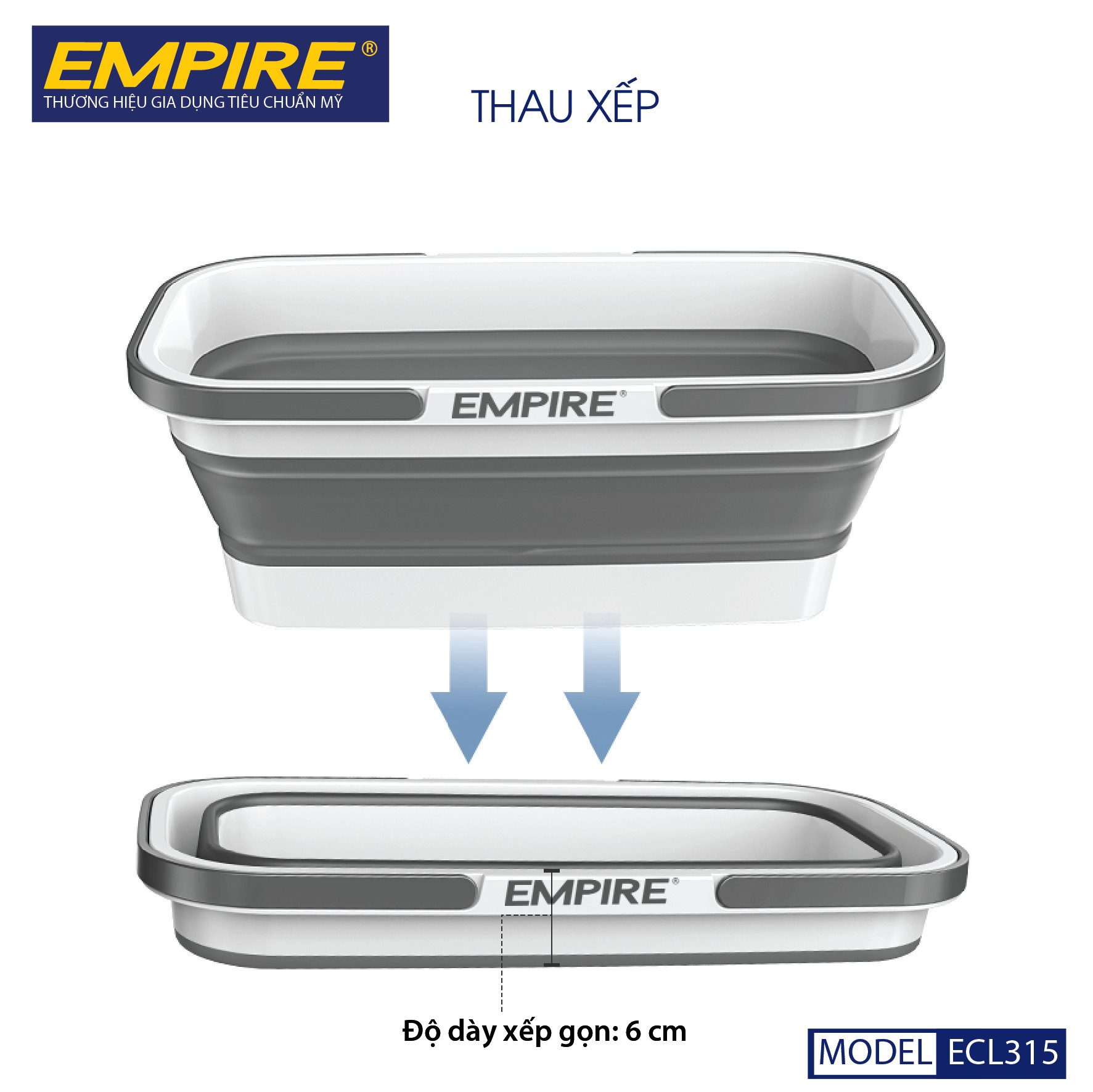 Xô gấp đa năng Empire