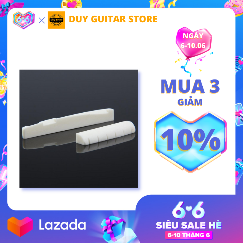 1 Set horse and comb acoustic guitar by bone for audio out honest and better-single guitar store