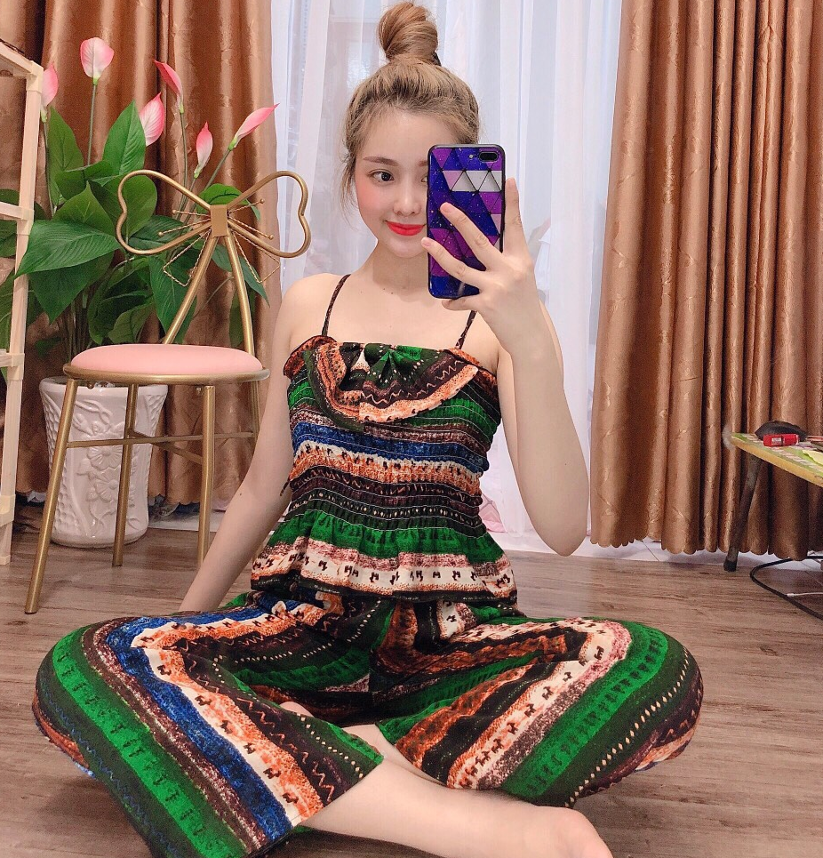 Sét bộ thổ cẩm 2 dây siêu yêu-MTB