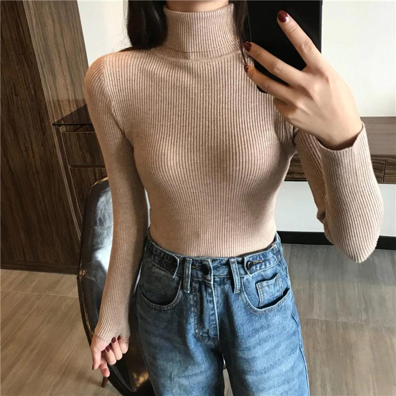 Áo thun nữ cổ lọ thời trang