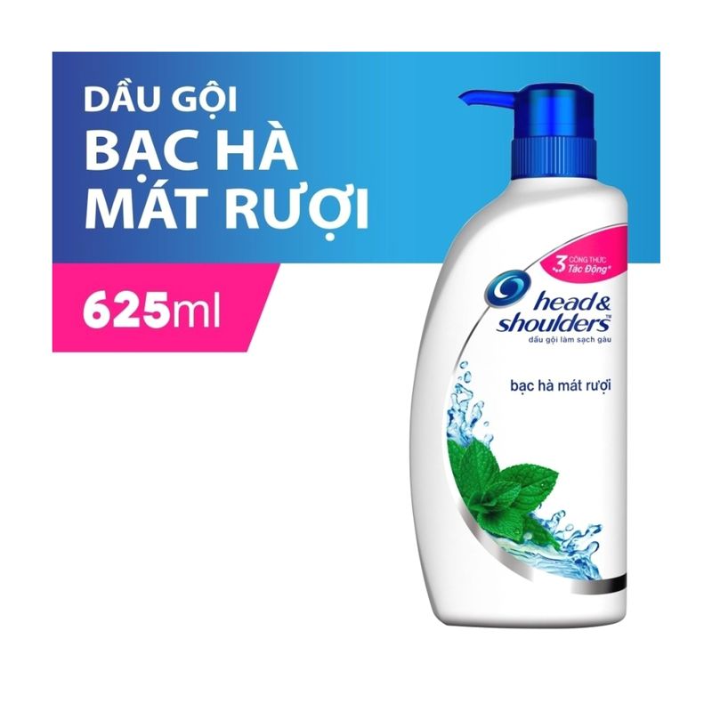 [HCM]Dầu Gội Head & Shoulders Bạc Hà Làm Sạch Gàu 625ml