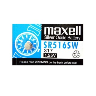 Pin đồng hồ Maxell SR516SW SR516 516 317 chính hãng Japan vỉ 1 viên thumbnail