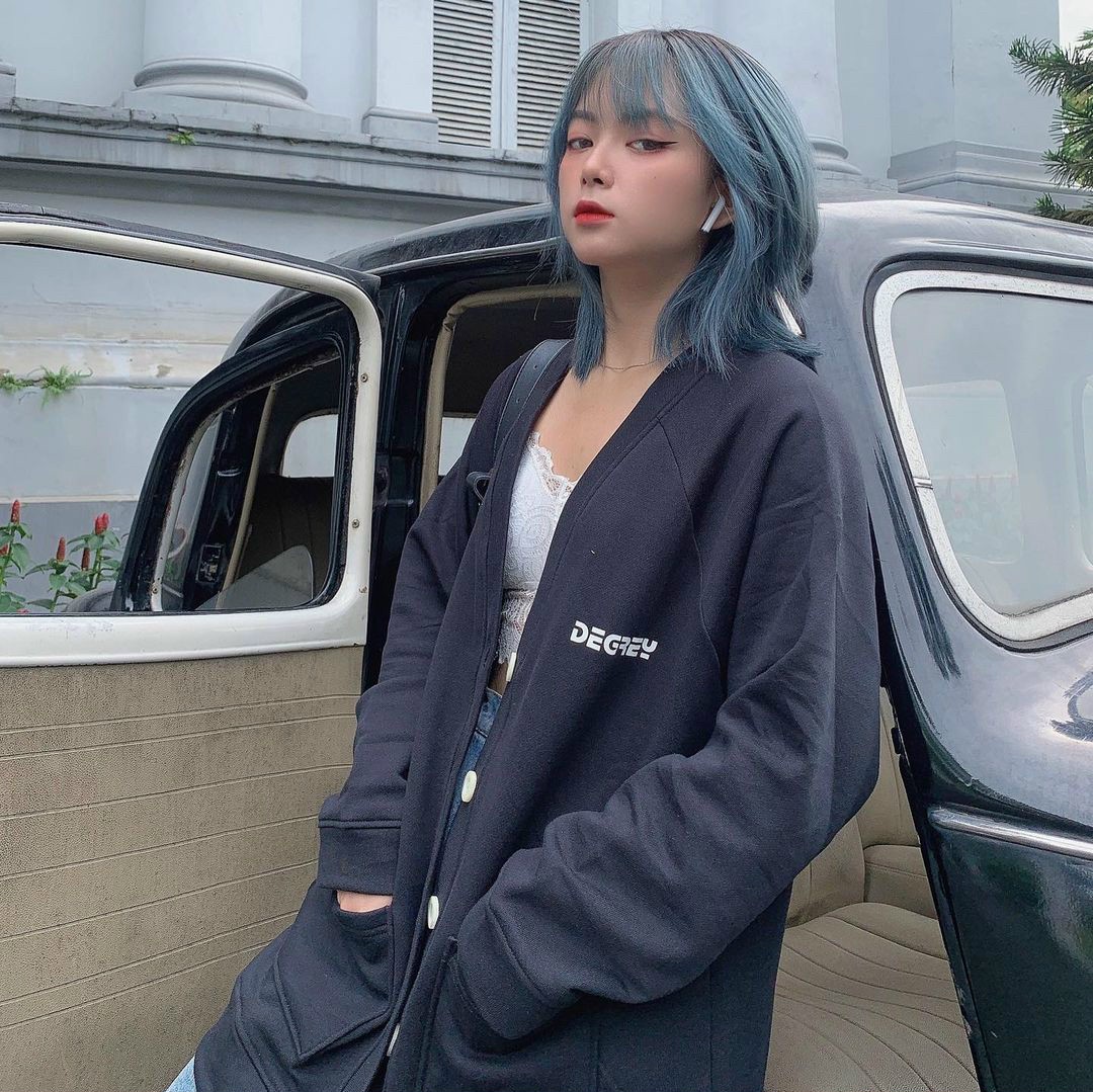 [HCM]Áo Khoác Nỉ Cadigan Degrey in Chữ Happy Day Kèm Nhiều Hoạt Hình Phi Hành Gia Siêu Chất .TP