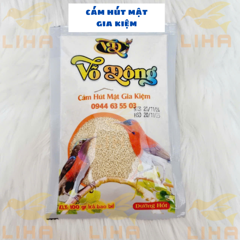 Cám Hút Mật Gia Kiệm 100gr - Thức Ăn Chim Hút Mật