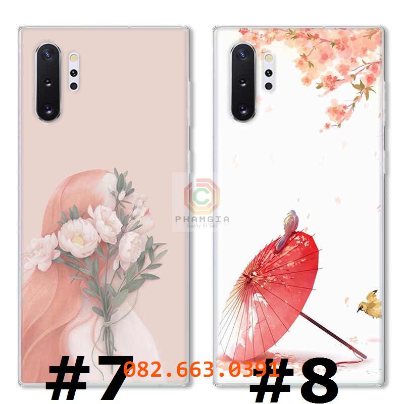 Ốp lưng Samsung Note 10 pro/ Note 10 plus dẻo in hình đẹp