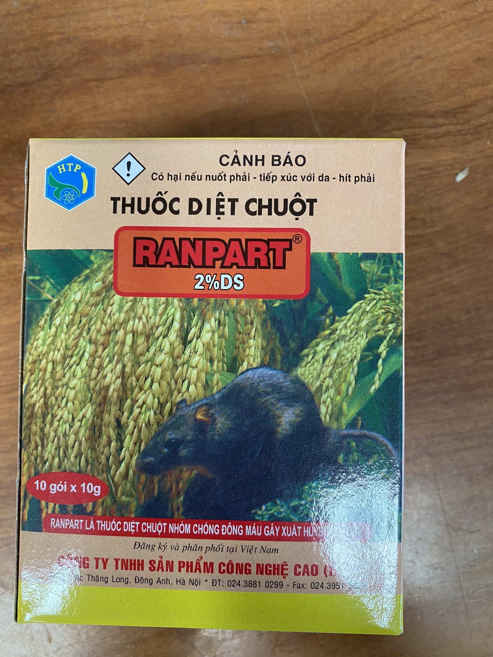 (Combo 2 hộp) THUỐC DIỆT CHUỘT Ranpart 2%DS