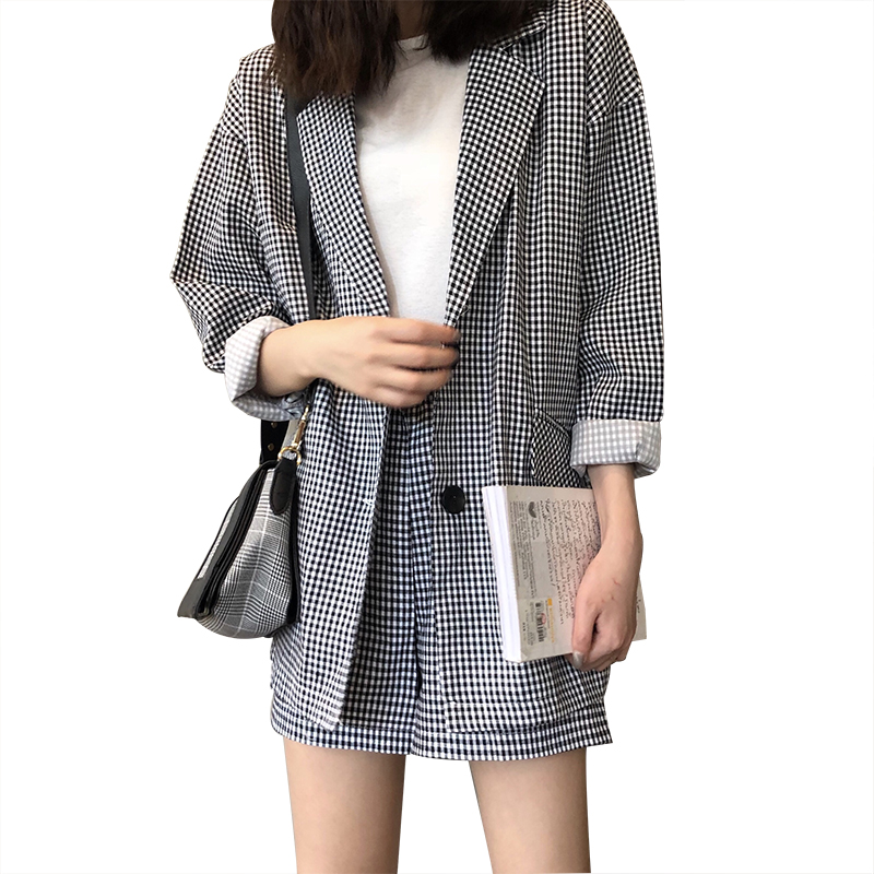 [HCM]Set vest caro Hàn Quốc (áo vest+short)