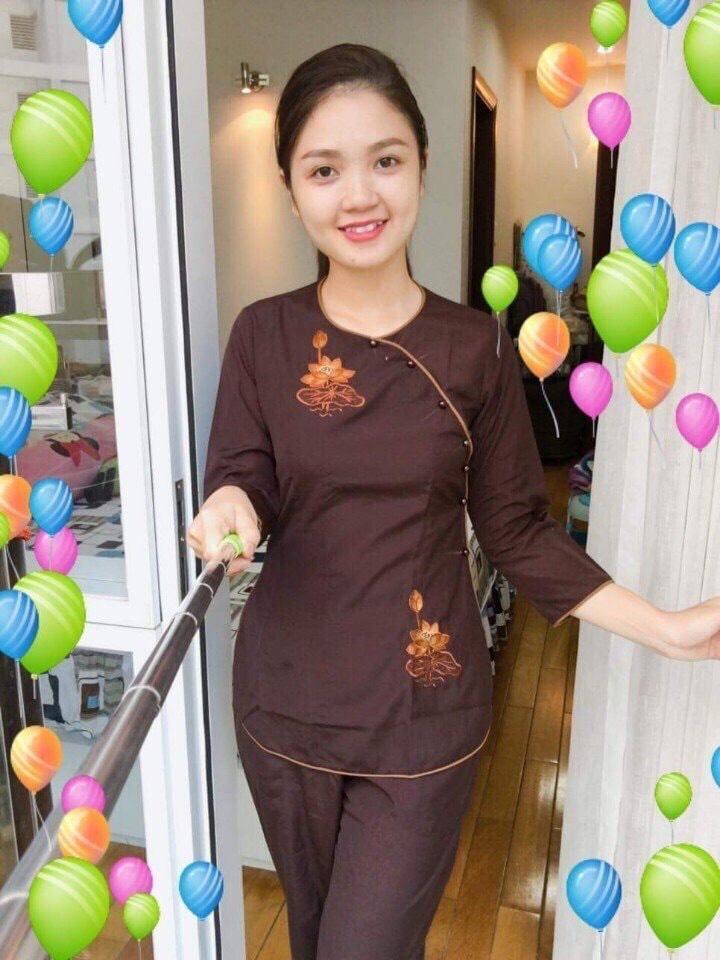 Bộ lam đi chùa lễ phật BQFS