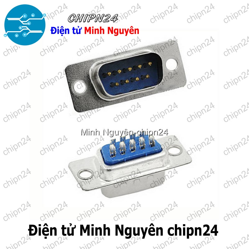 [2 cái] (F143.1) DB9 Đực Thẳng Hàn Dây - HH002260