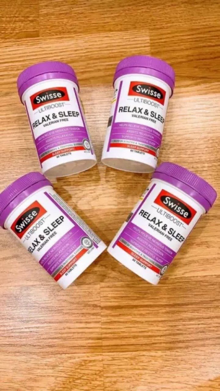 Swisse Relax & Sleep Hỗ trợ chứng mất ngủ