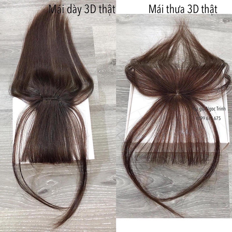 TÓC 100% ❤️MÁI 3D MẪU MỚI ❤️ loại cao cấp