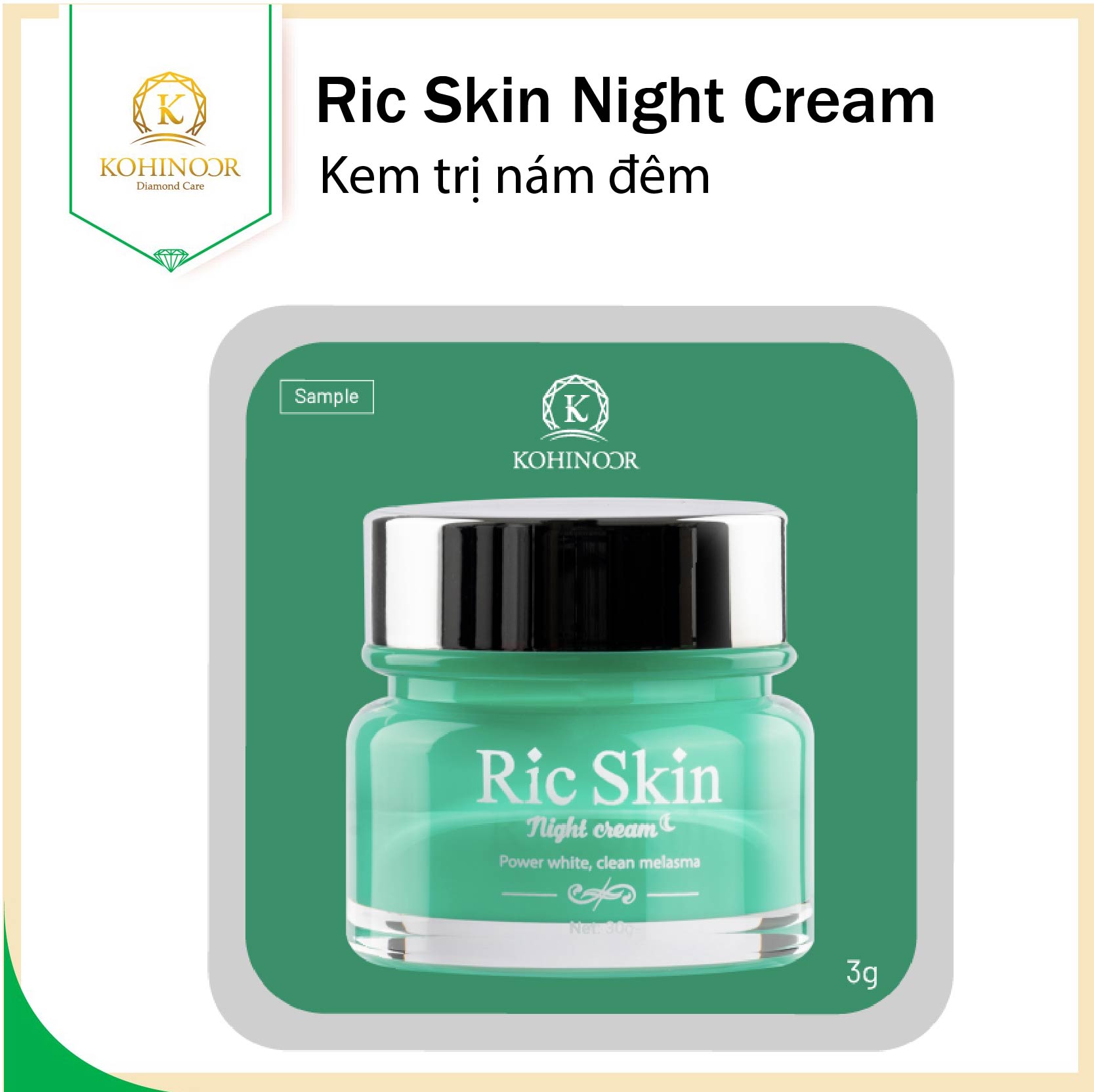[Mini Size] Kem nám đêm Ric Skin Night Cream