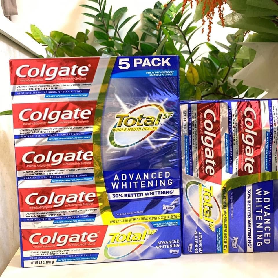 Kem đánh răng Colgate Total Advanced Whitening 181g