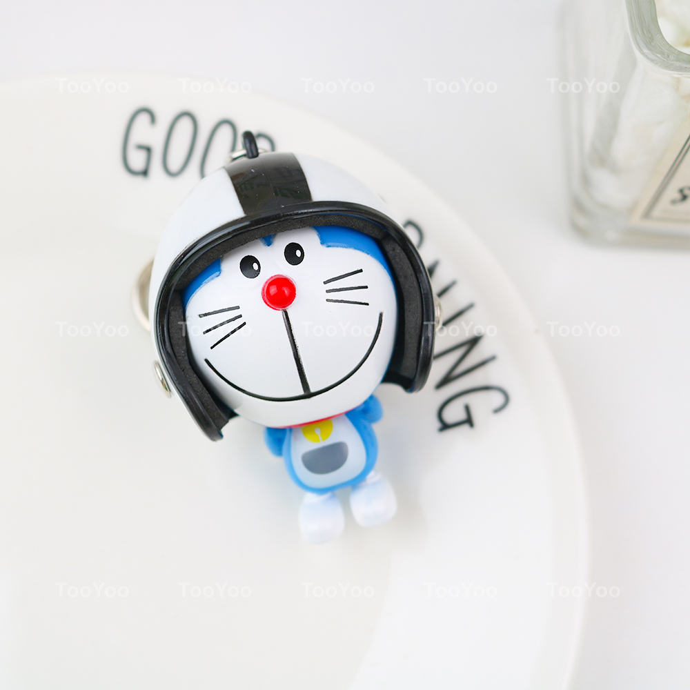Móc khóa Doraemon đội nón bảo hiểm dễ thương cute TooYoo BK00292
