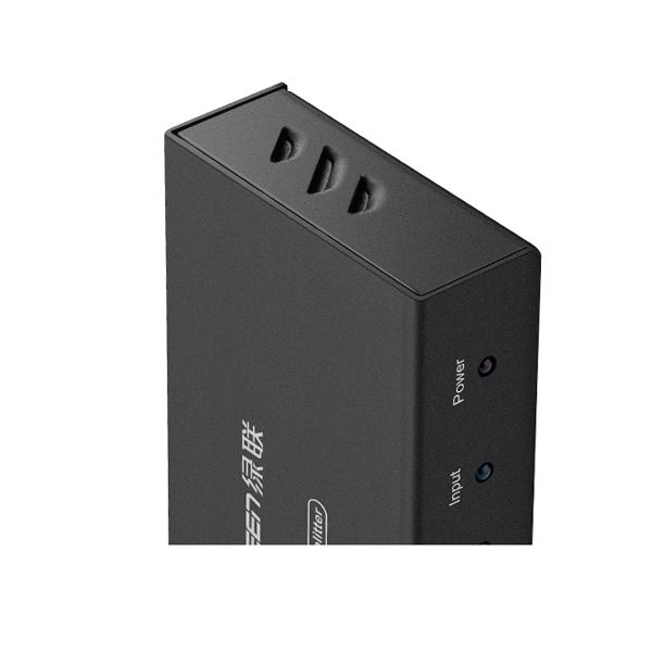 Bộ chia HDMI 1 ra 2 Ugreen UG 40201 (hỗ trợ 1.4v, 3D) Chính Hãng