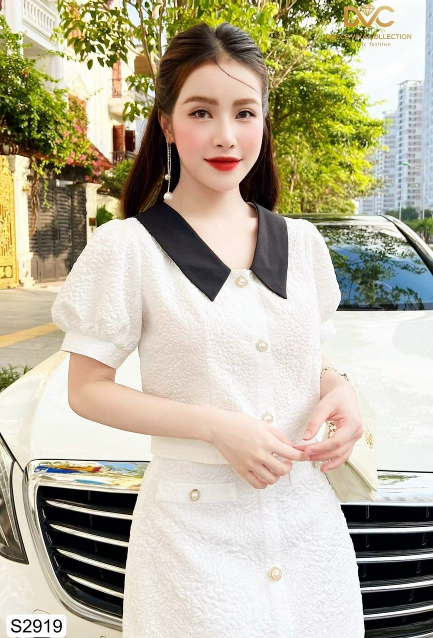Sét Quần Áo Nữ Áo & Chân Váy Siêu Xinh