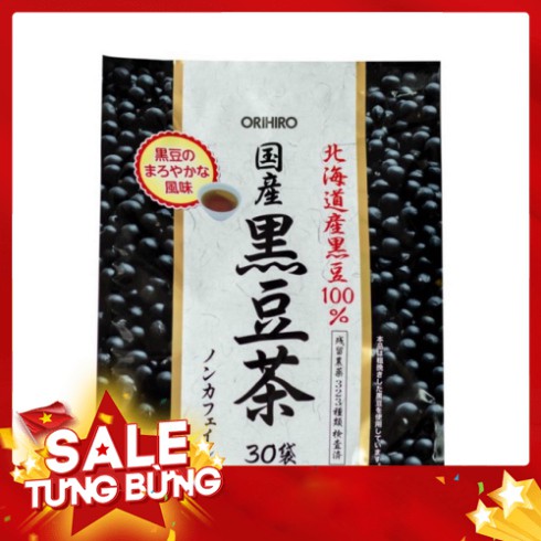 Trà đậu đen Orihiro hỗ trợ thanh lọc cơ thể làm đẹp da 30 gói túi