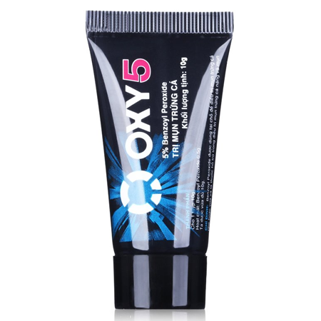 Oxy 5-Oxy 10- Chế phẩm diệt mụn bọc và mụn trứng cá