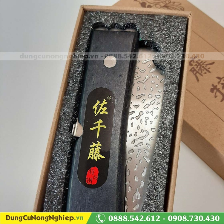 Dao ghép cành Mori Wood cán đen
