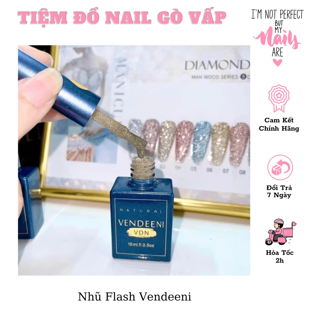 Sơn Nhũ Flash Siêu sáng Vendeeni Lẻ Chai