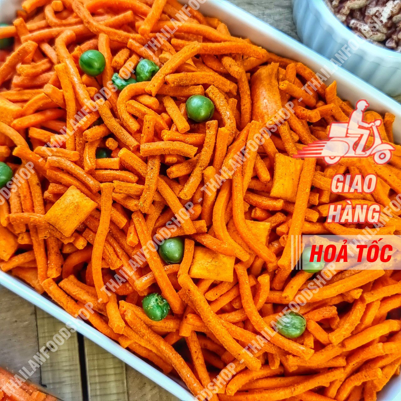 Bim Bim Que Đậu Hà Lan - Lon 400gr