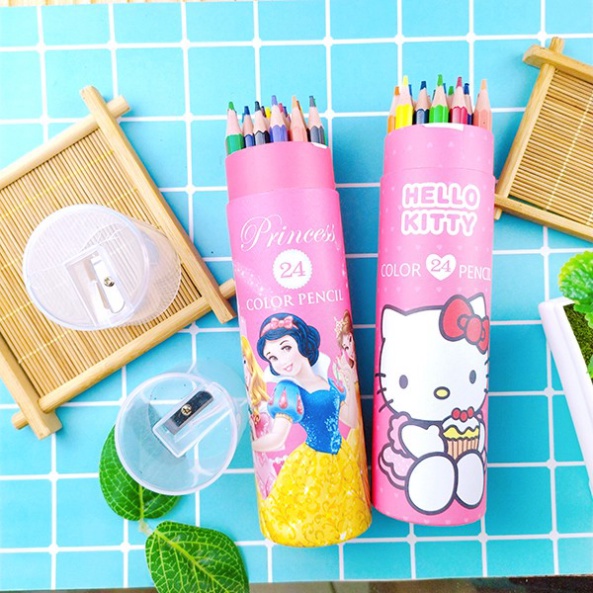 Hộp bút chì 12 màu,18 màu,24 màu