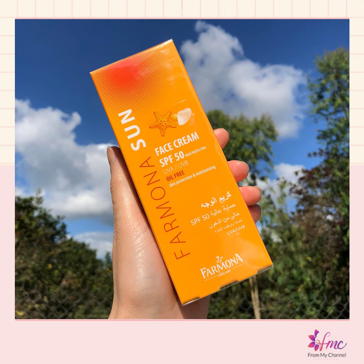 Kem chống nắng Farmona Sun Face Cream SPF50 + Tặng 1 túi chườm giảm đau bụng