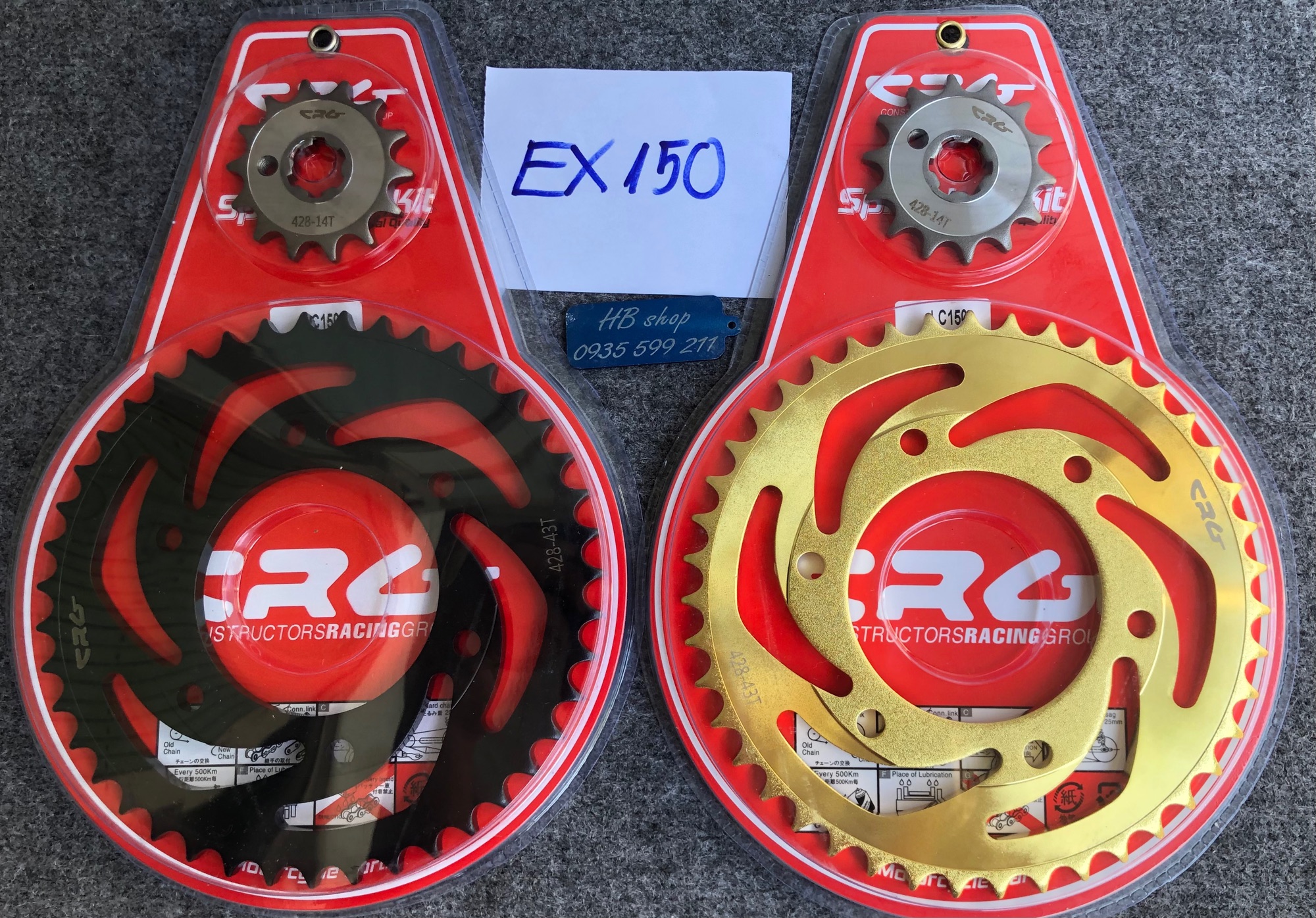 Nhông dĩa CRG xe exciter 150