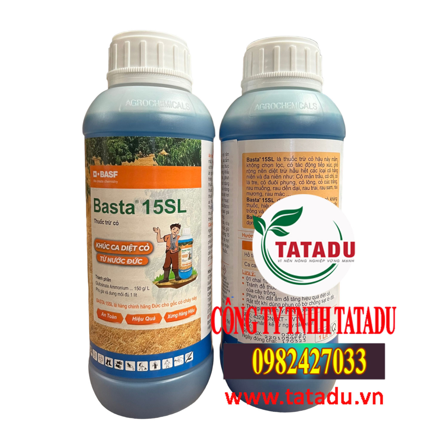 Thu-ốc trừ cỏ basta chai 1 lít - giải pháp hoàn hảo thay thế cho paraquat