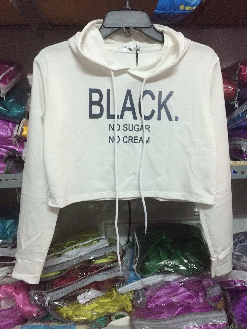 Hoodie croptop (40-55kg). Ảnh thật