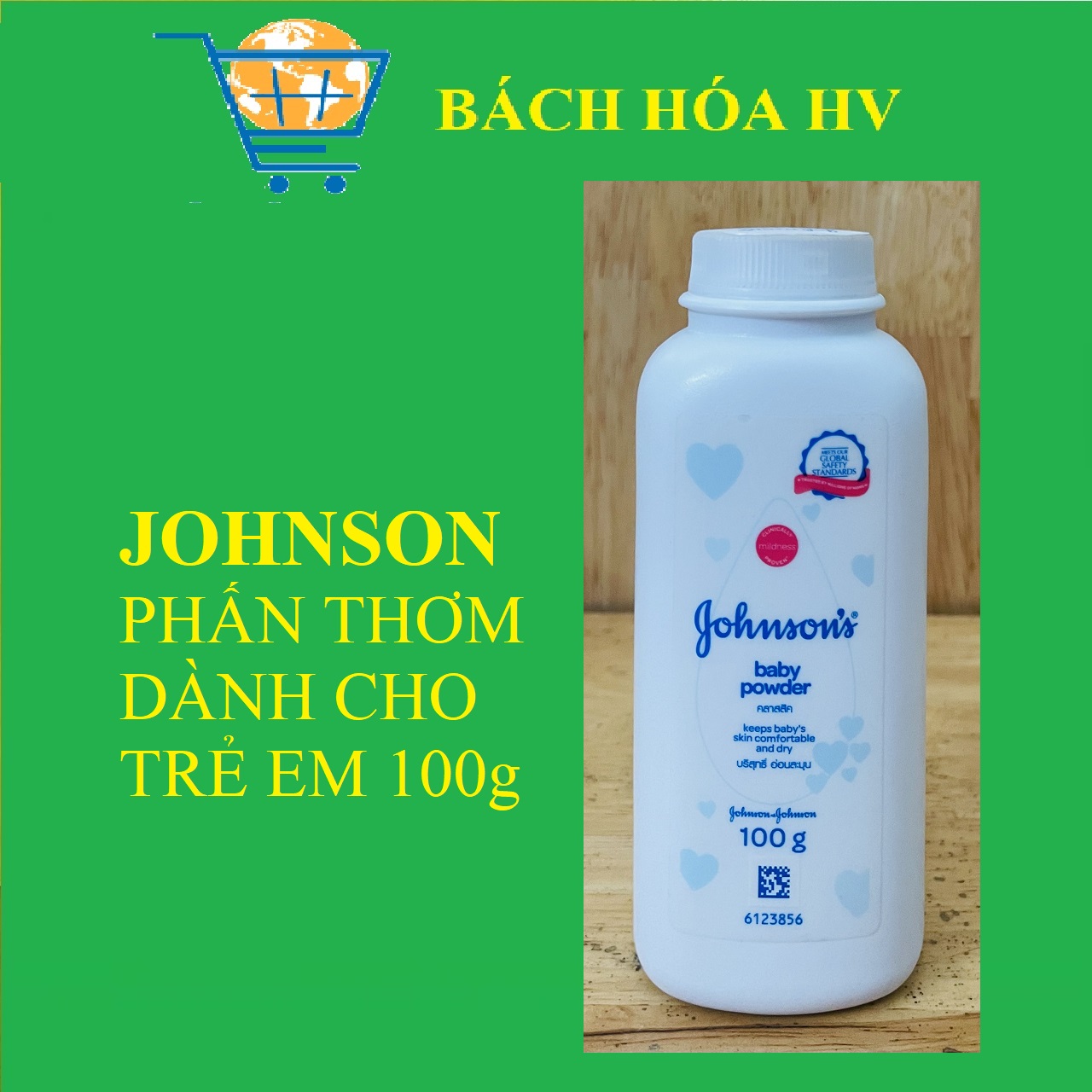 JOHNSON Phấn Thơm dành cho Bé 100g & 200g - BACH HOA HV